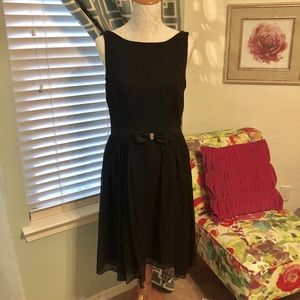Pretty 100% Silk Little Black Dress